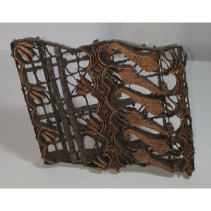 Oude metalen Batik stempel
